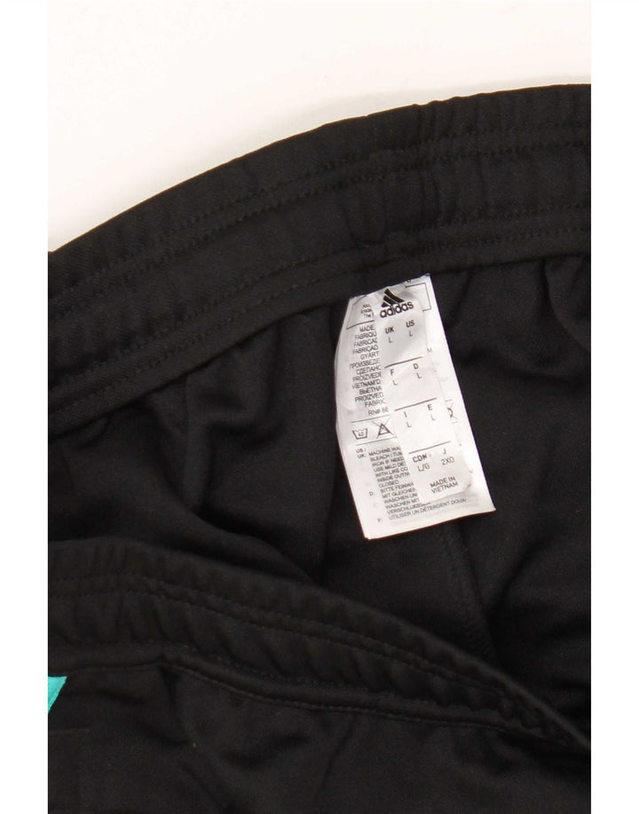 Pantaloni de trening Adidas pentru bărbați, mari, negru, poliester