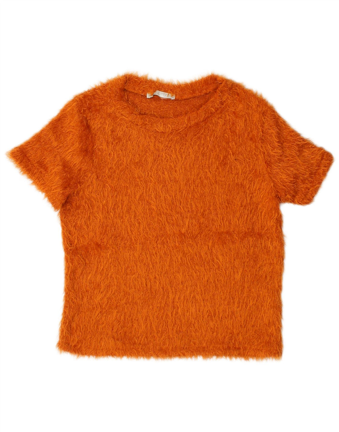 Tricou pentru femei Zara UK 10 Poliester portocaliu mic