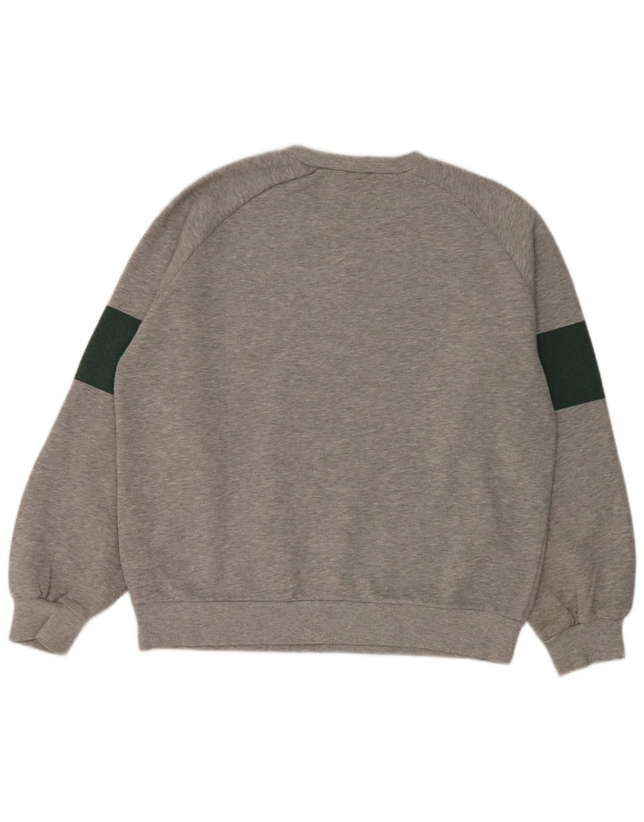 Pulover cu grafic pentru femei Zara UK 14 Poliester gri mediu