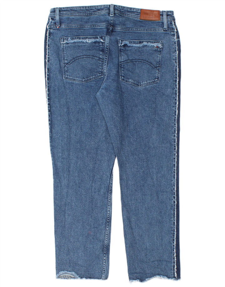Blugi slim pentru femei Tommy Hilfiger W30 L25 bumbac albastru