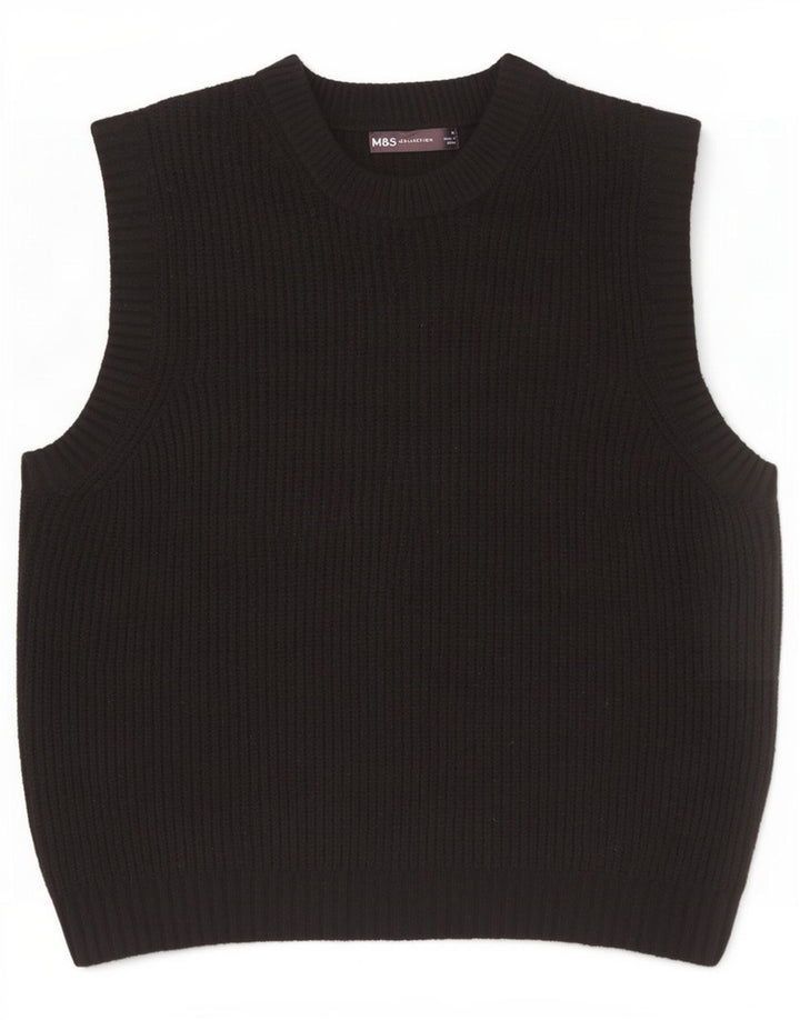 Marks & Spencer Vestă pentru bărbați Tank Top Poliester mediu negru