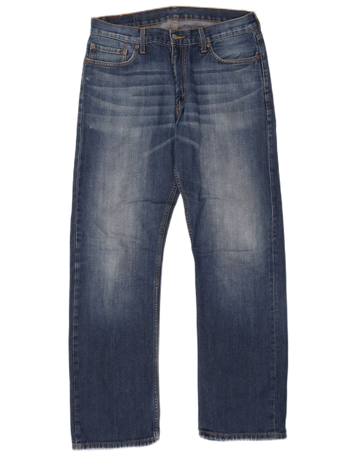 Blugi drepti pentru bărbați Levi's 514 W36 L34 Bumbac albastru