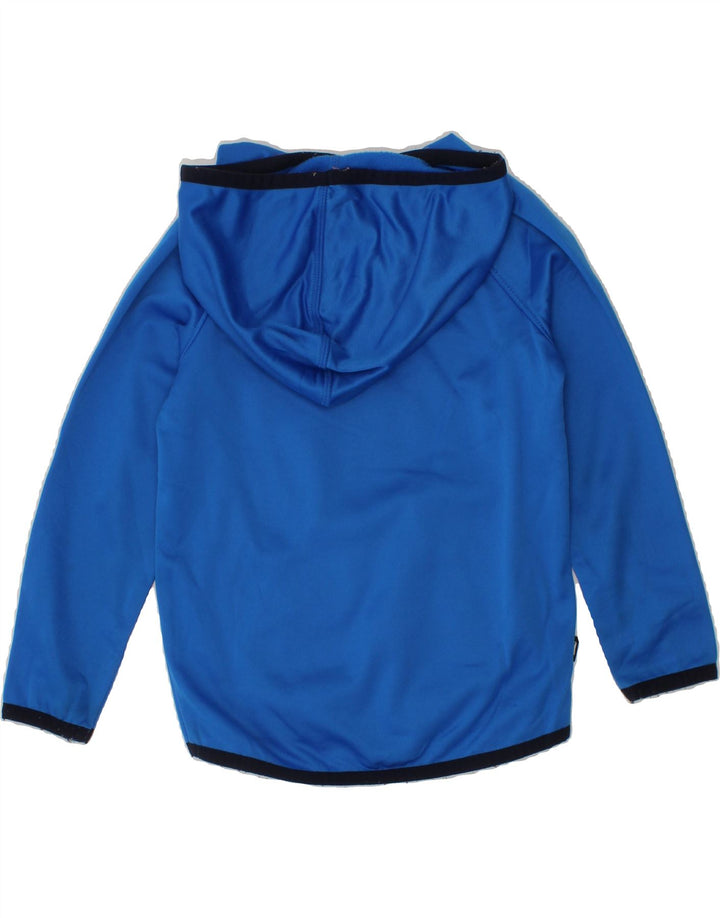 REEBOK Boys Graphic Hoodie Jumper 2-3 Years Blue Polyester Vintage Reebok and Second-Hand Reebok from Messina Hembry 