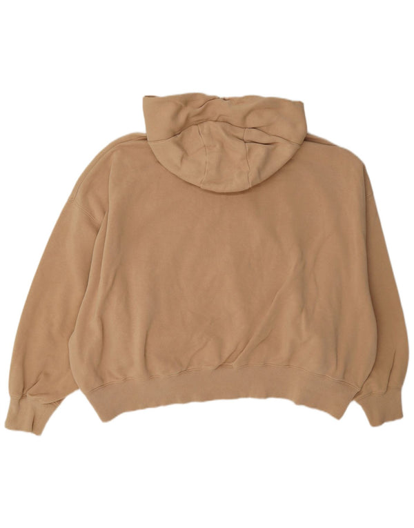 Jumper Nike Crop Oversized Hoodie pentru femei UK 16 mare, bej, bumbac