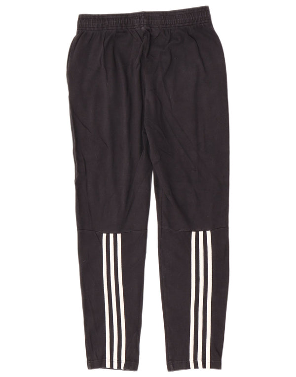 Pantaloni de trening Adidas băieți 13-14 ani bumbac negru