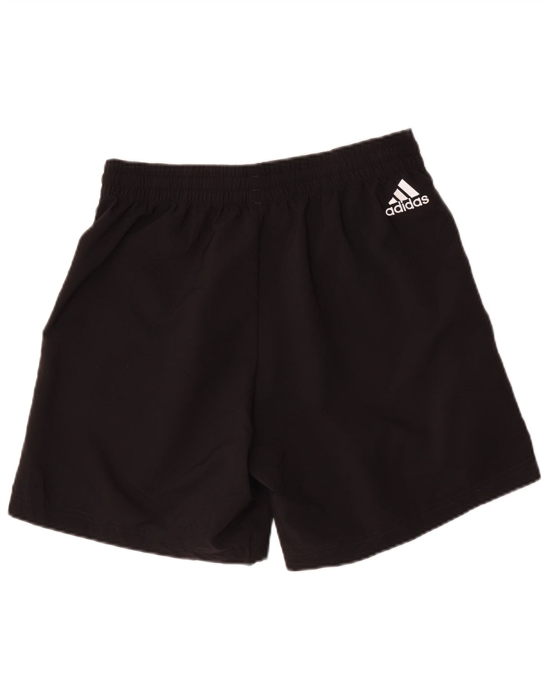 Pantaloni scurți sport grafic Adidas pentru bărbați, poliester mediu negru