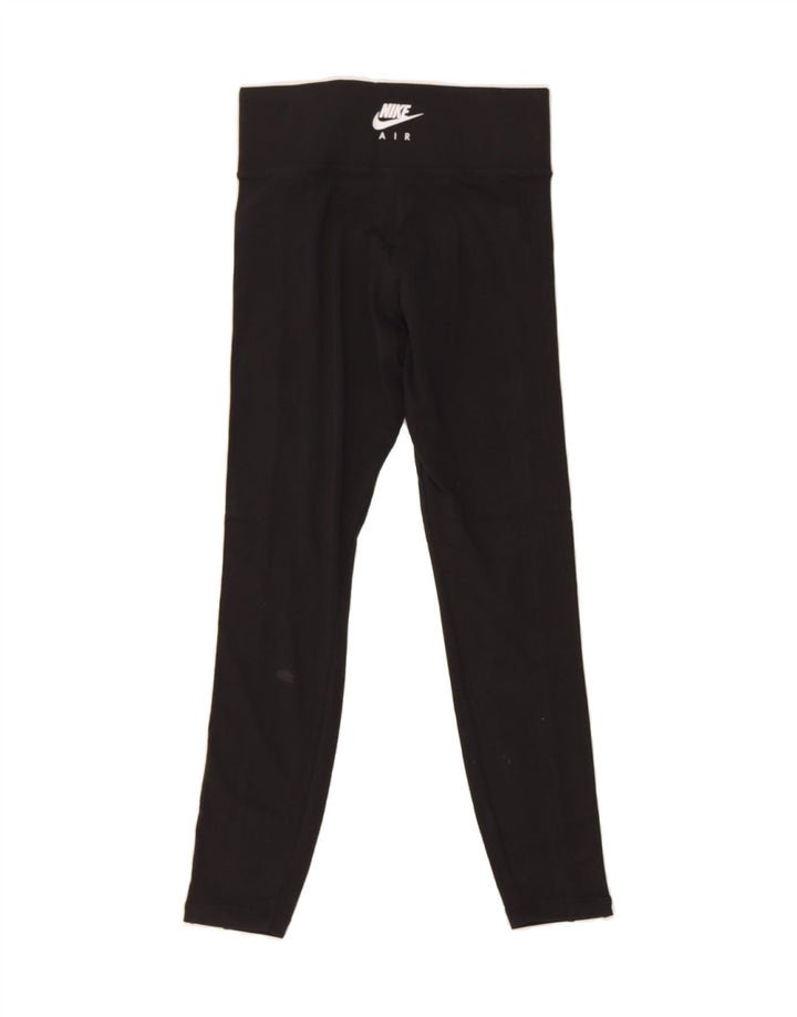 NIKE Womens Graphic Leggings UK 8 Small  Black Cotton Vintage Nike and Second-Hand Nike from Messina Hembry 