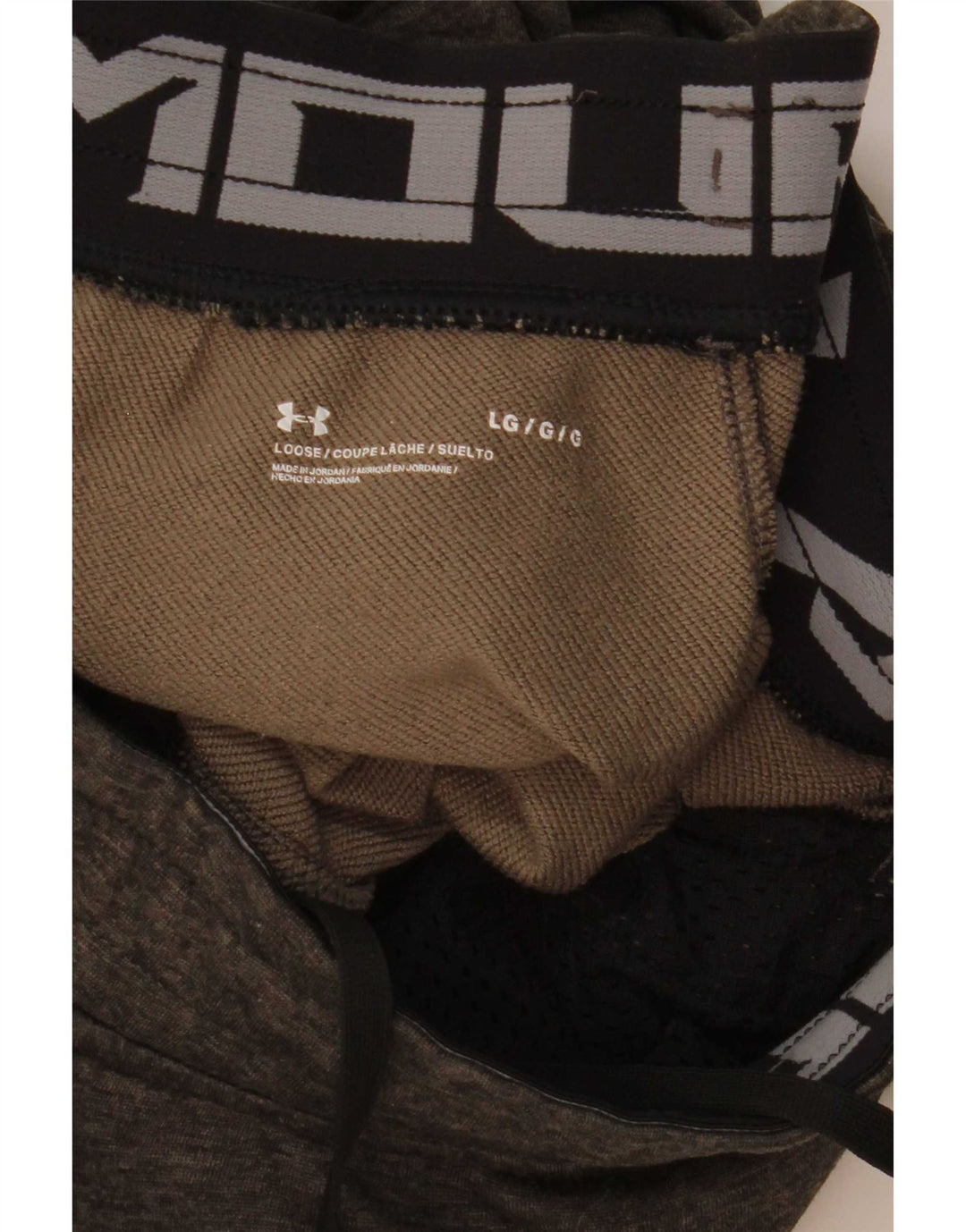 Pantaloni scurți sport Under Armour pentru bărbați, mari, gri, color block