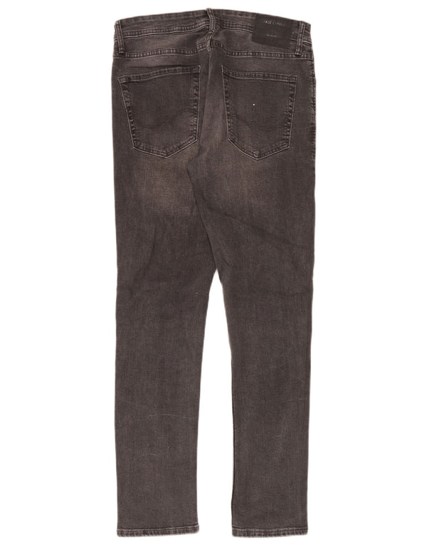 Blugi Jack & Jones GLENN Slim pentru bărbați W32 L32 bumbac gri