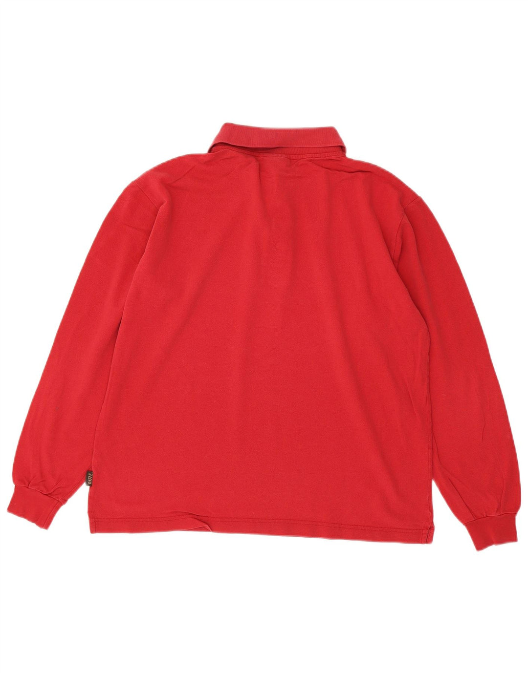 Tricou polo cu mânecă lungă pentru bărbați Rifle, bumbac roșu mediu