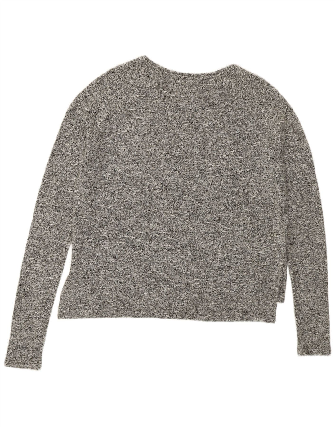 SUPERDRY Top grafic supradimensionat pentru femei cu mânecă lungă UK 10, bumbac gri mic