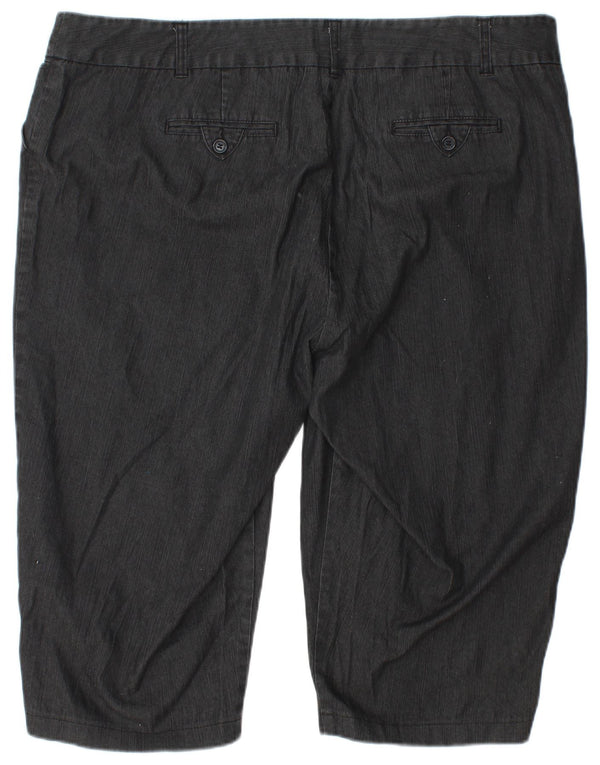 Marks & Spencer Pantaloni scurți chino autograf pentru femei UK 20 2XL W40 bumbac gri