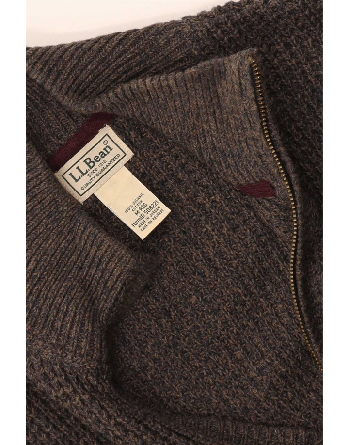 Pulover cardigan pentru bărbați L.L.Bean, bumbac gri mediu