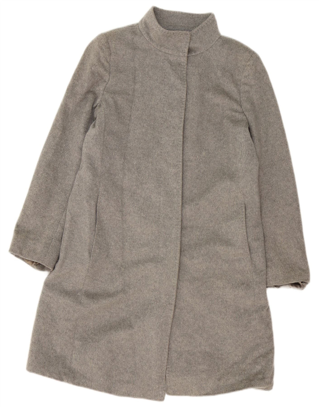 Pardesiu pentru femei Max Mara UK 10 Lână gri mică