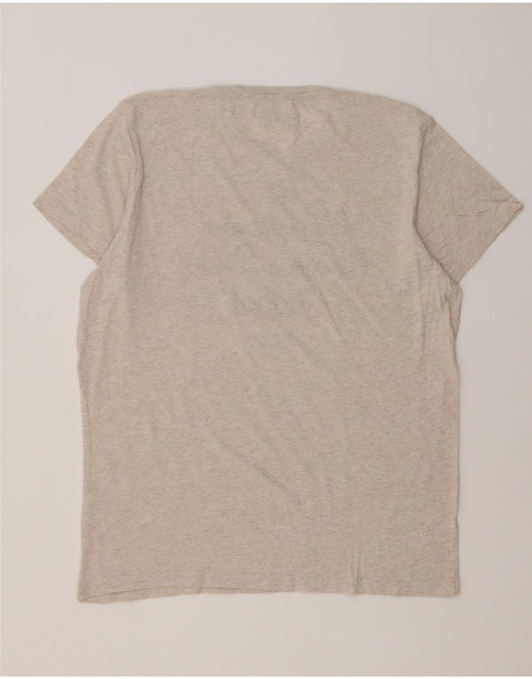 Tricou cu grafică obișnuită Wrangler pentru bărbați Top XL, bej, bumbac cu pete