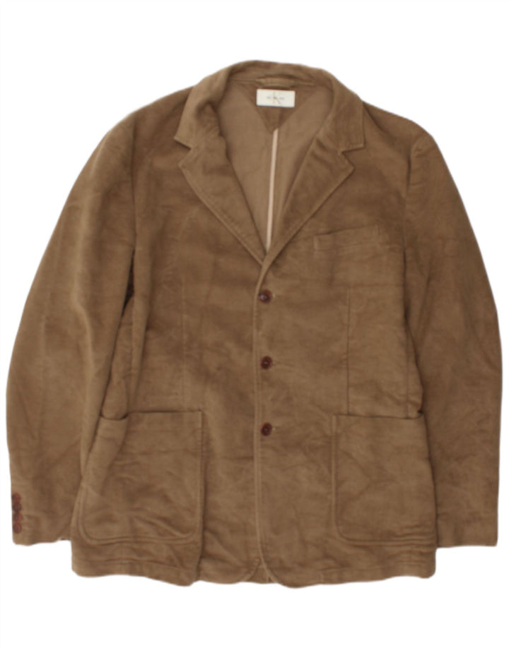 Jachetă Blazer pentru bărbați Calvin Klein Jeans, cu 3 nasturi, UK 38 Bej mediu
