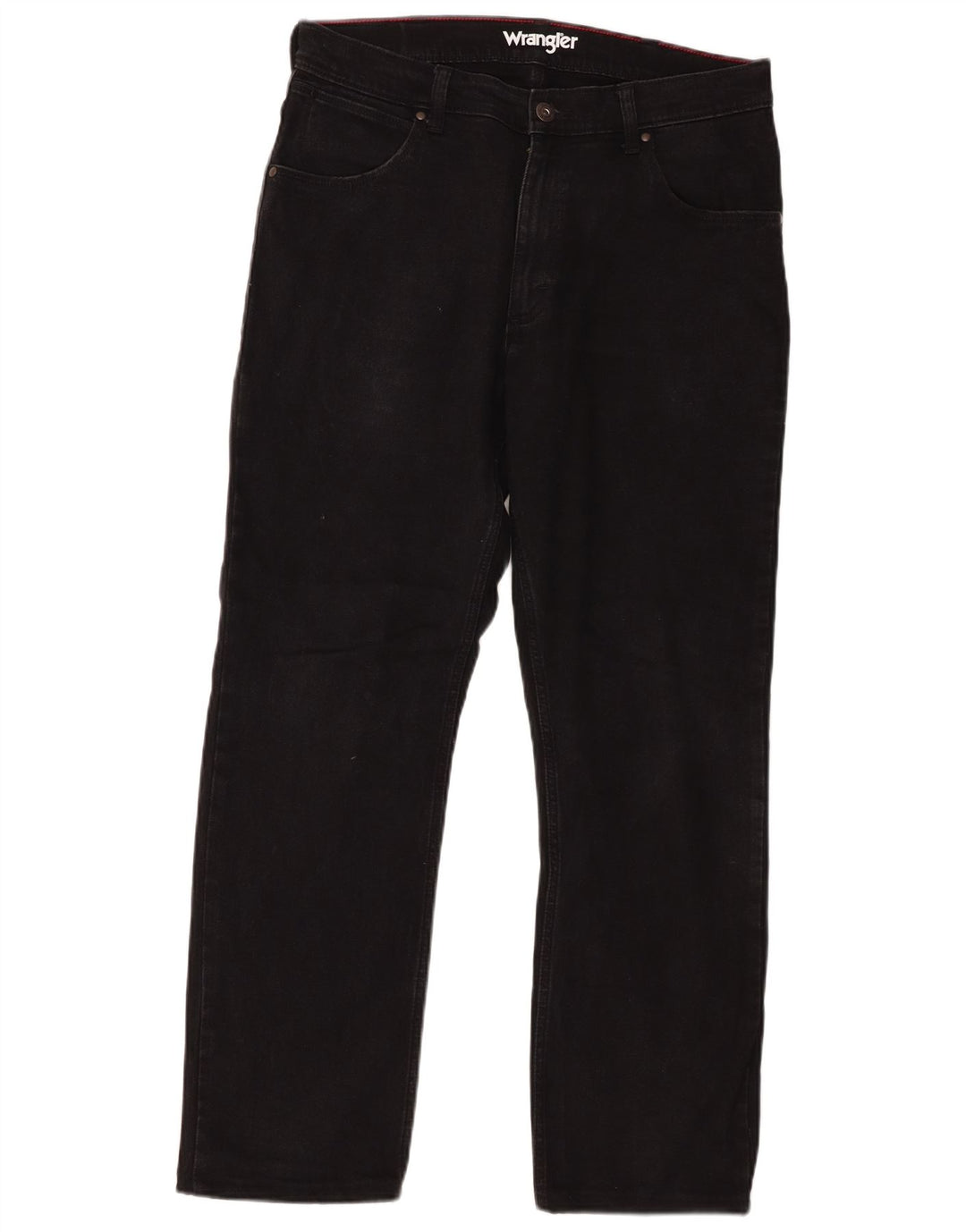 Blugi drepti pentru bărbați Wrangler W34 L29 bumbac negru