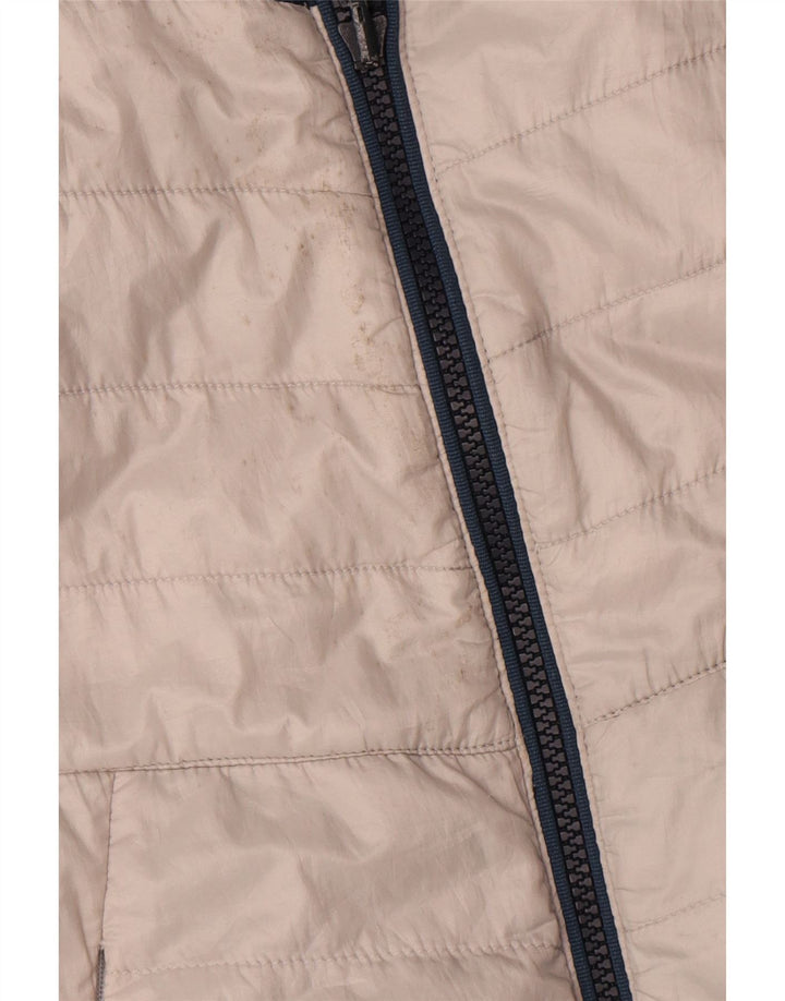 Gilet căptușit pentru bărbați Timberland UK 38 Medium White Colorblock Poliester