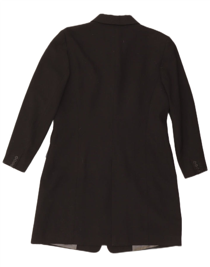 Jachetă pentru femei Zara cu paragate cu 4 nasturi EU 44 XL Poliester negru