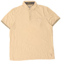 Tricou polo pentru bărbați Ted Baker Mărimea 5 XL Bumbac cu pete galbene