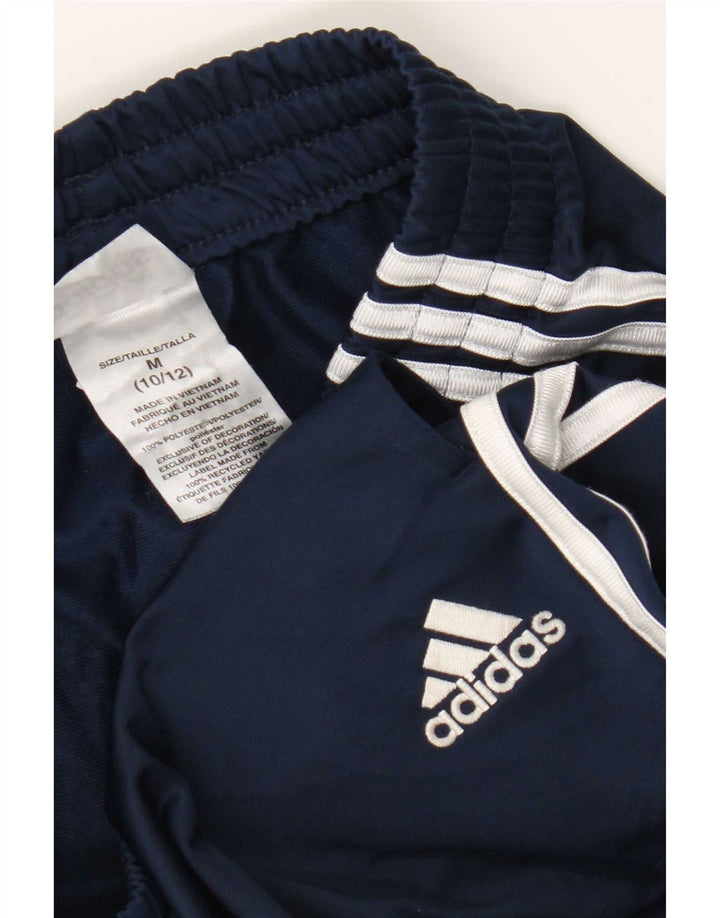 Pantaloni de trening Adidas baieti 10-11 ani poliester mediu bleumarin