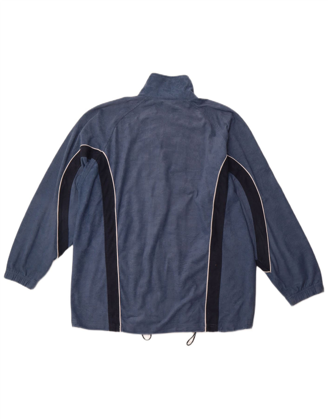 Jachetă de trening din catifea pentru bărbați ASICS XL, albastru bleumarin, color block