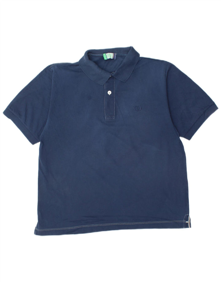 SERGIO TACCHINI Tricou Polo Bărbați Mediu Bleumarin