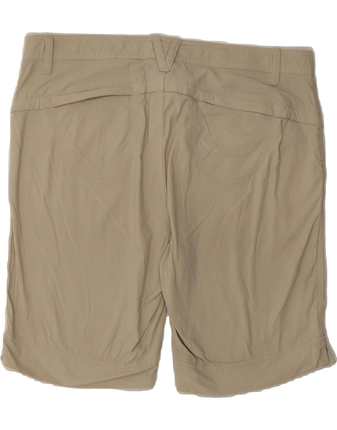 EDDIE BAUER Womens Chino Shorts US 12 Large W34  Beige Nylon Vintage Eddie Bauer and Second-Hand Eddie Bauer from Messina Hembry 