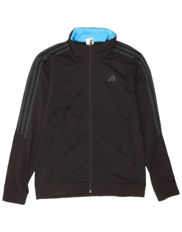 Jachetă de trening pentru bărbați Adidas UK 40/42 Poliester mediu negru