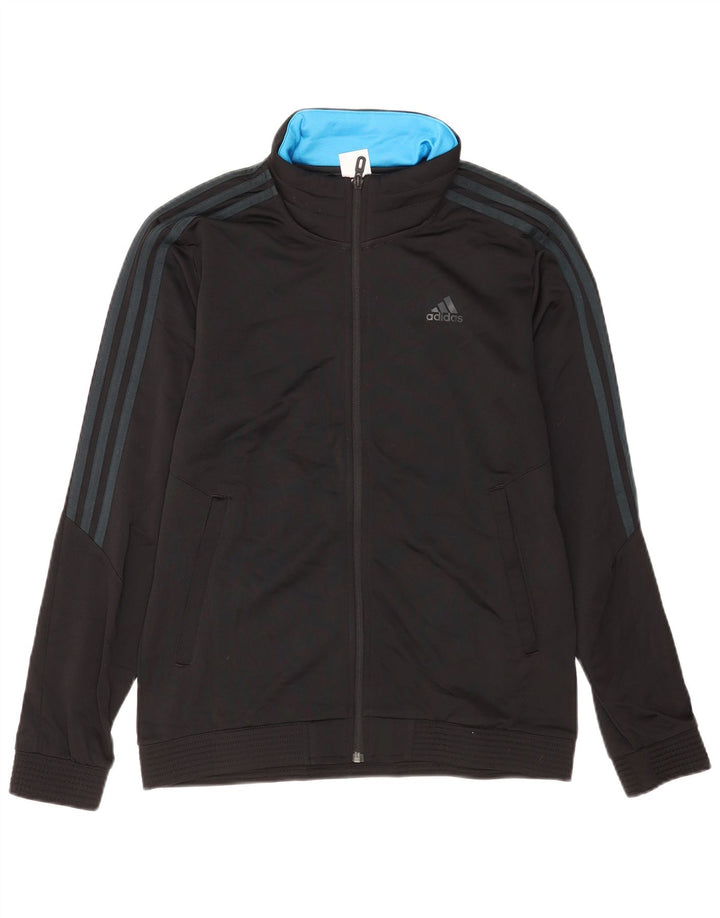 Jachetă de trening pentru bărbați Adidas UK 40/42 Poliester mediu negru