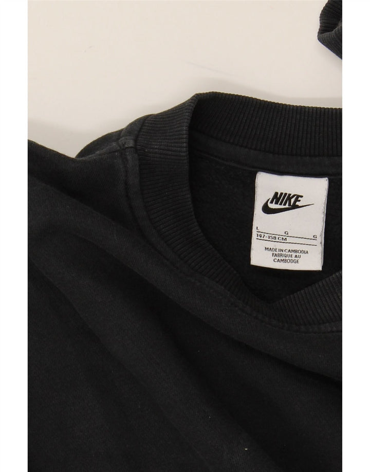 Pulover NIKE pentru băieți, 12-13 ani, mare, negru