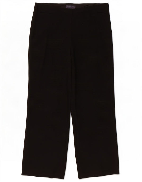 Pantaloni casual drepti pentru femei Marks & Spencer UK 16 Large W34 L30 Negru