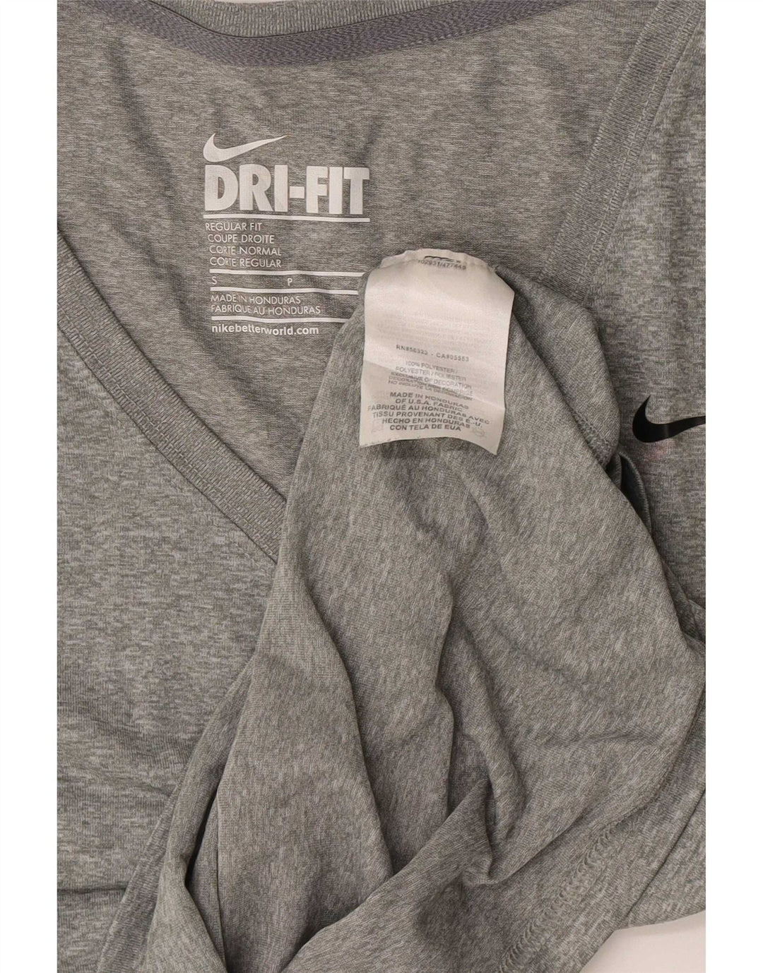 Tricou pentru femei Nike Top UK 10 Small Gri Flecked Poliester