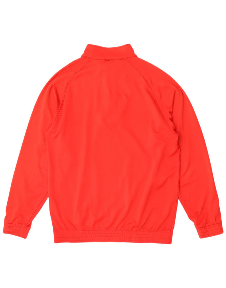 Pulover pentru bărbați Umbro, cu fermoar și gât, XL poliester roșu