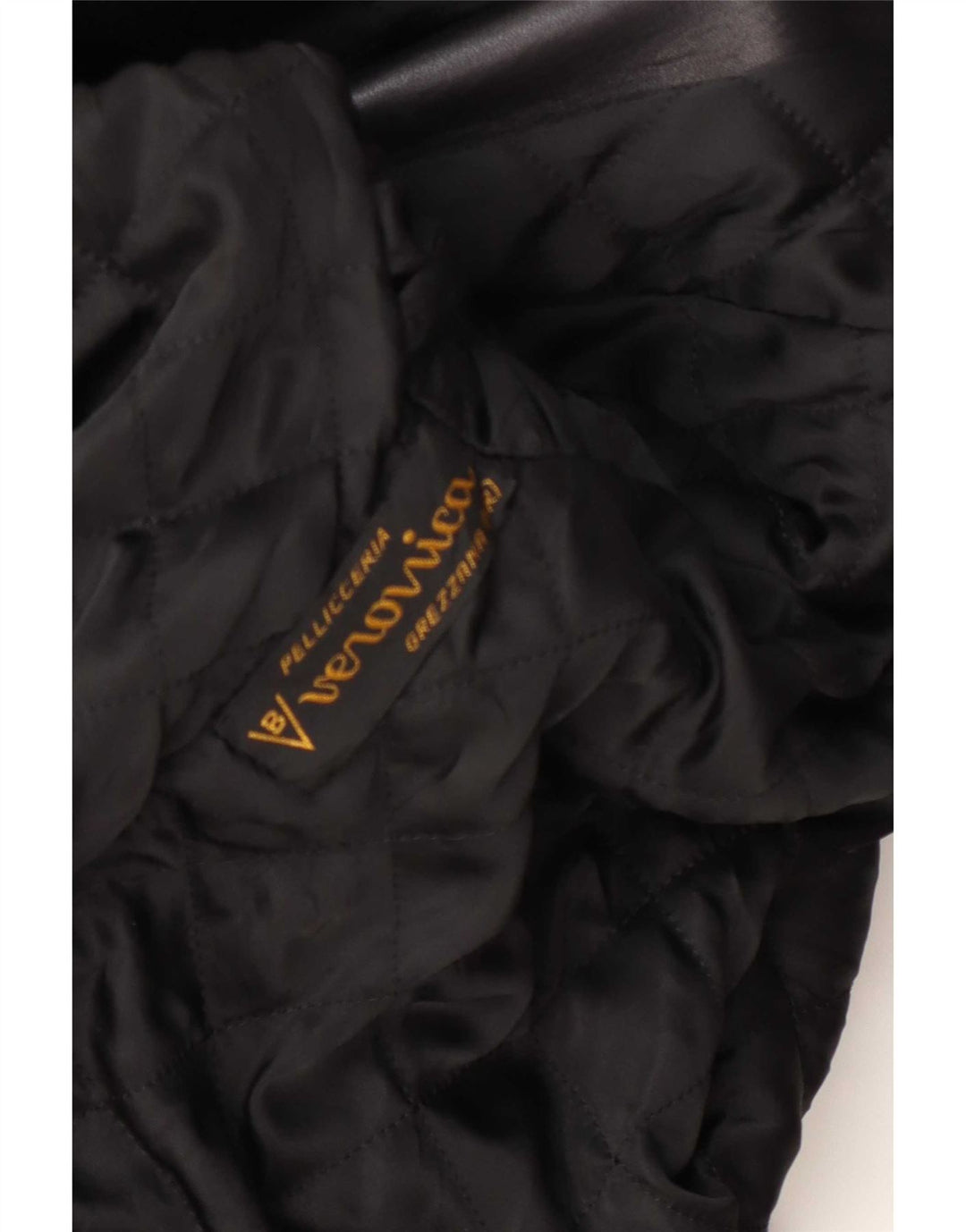Jachetă vintage din piele cu 3 nasturi pentru femei UK 18 XL Negru