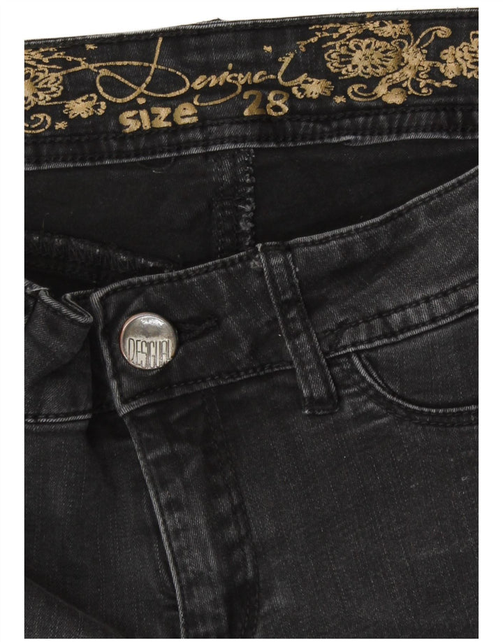 Blugi skinny pentru femei Desigual W28 L32 gri