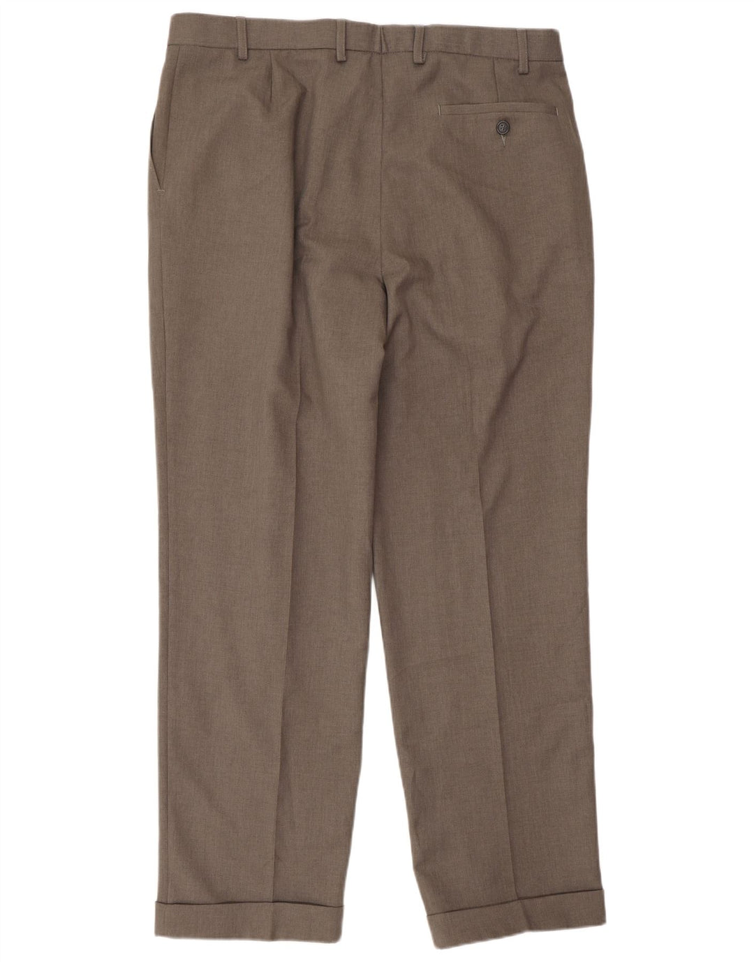 Pantaloni de costum pentru bărbați Marks & Spencer L36 L31 poliester gri