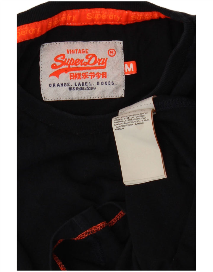 Tricou pentru bărbați Superdry Top Medium Bleumarin Bumbac
