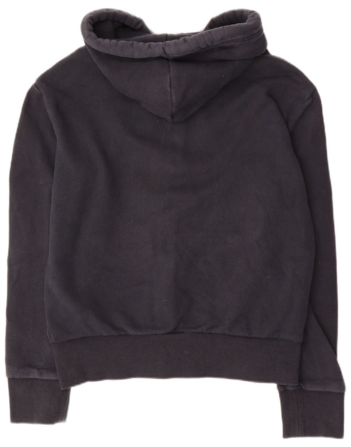 Pulover Superdry pentru bărbați, cu fermoar, bumbac, albastru bleumarin