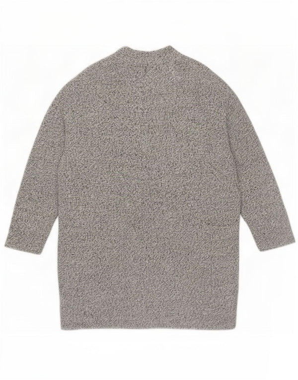 Pulover cardigan deschis pentru femei Zara UK 16, mare, gri, poliester