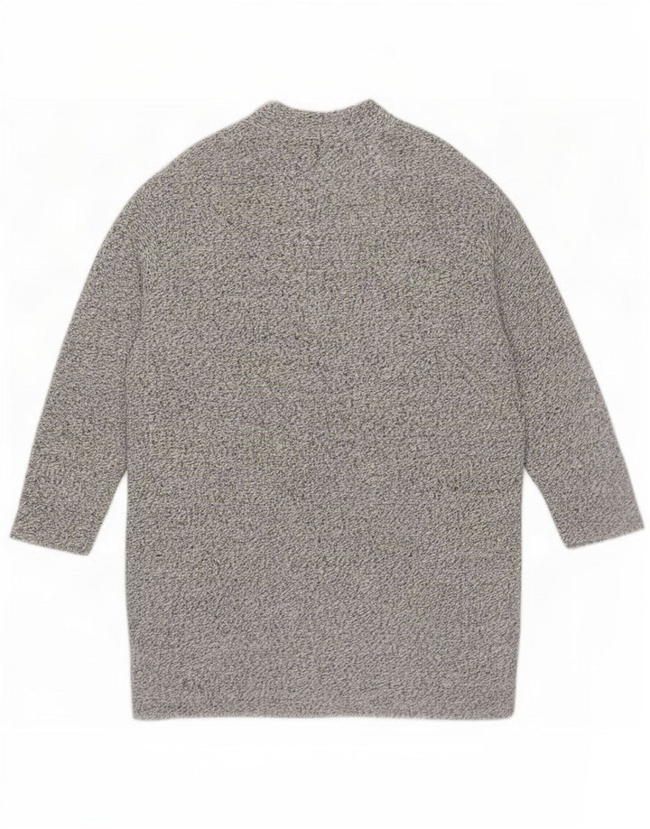 Pulover cardigan deschis pentru femei Zara UK 16, mare, gri, poliester