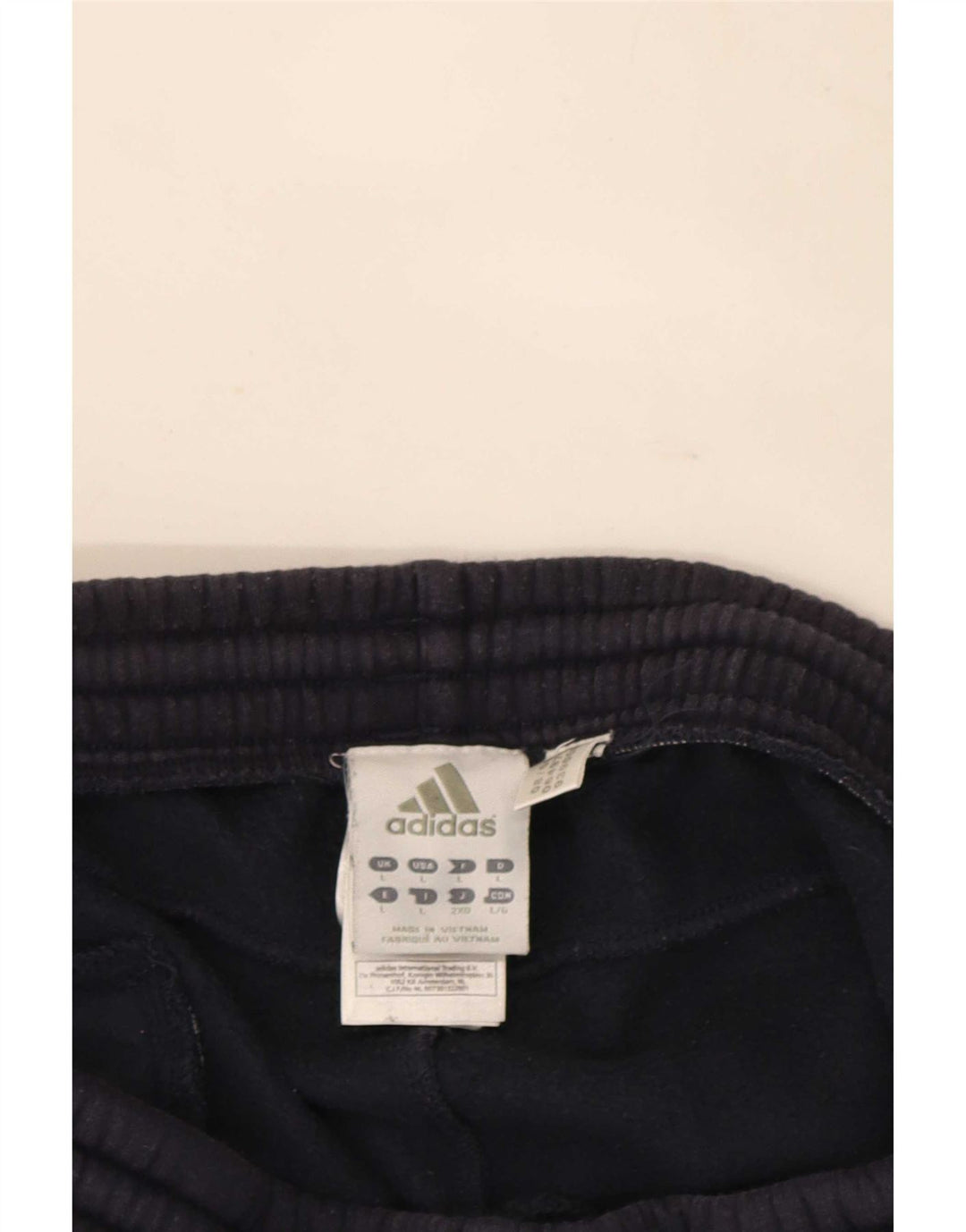 Pantaloni de trening Adidas pentru bărbați, mari, albastru, bumbac