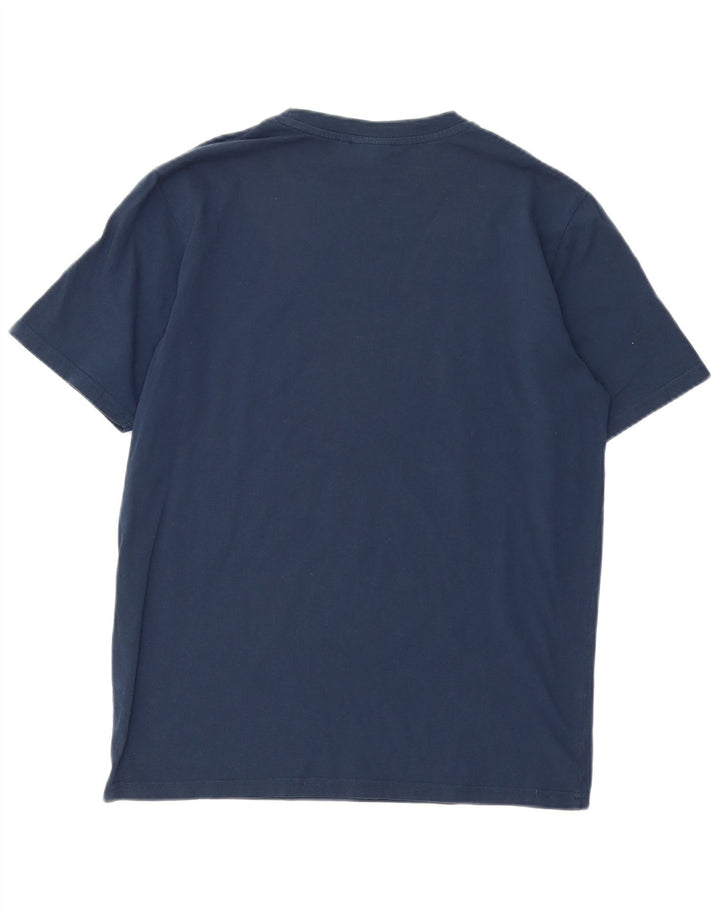 Tricou grafic pentru bărbați Ellesse Top mare din bumbac bleumarin