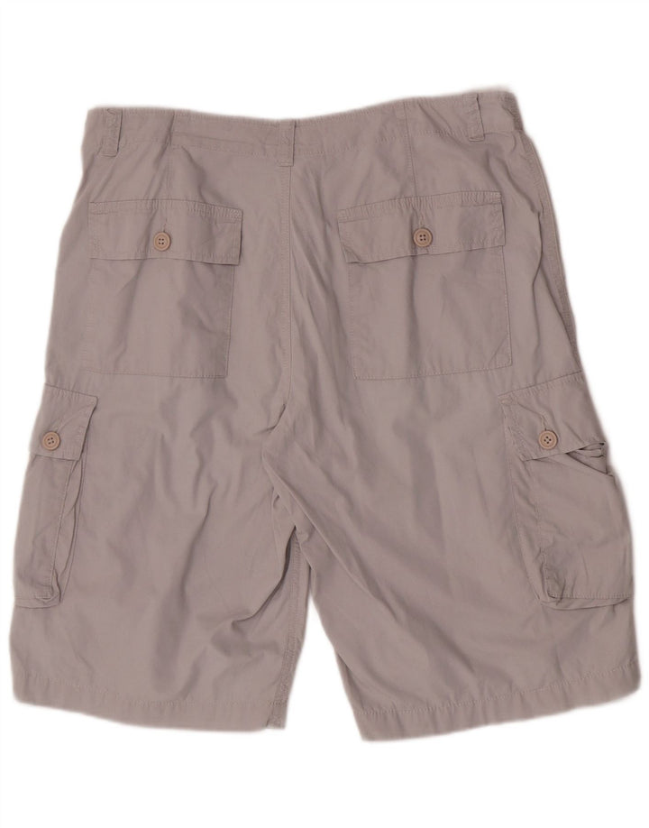 Pantaloni scurți pentru bărbați Marks & Spencer Blue Harbour Cargo W36, bumbac gri mare