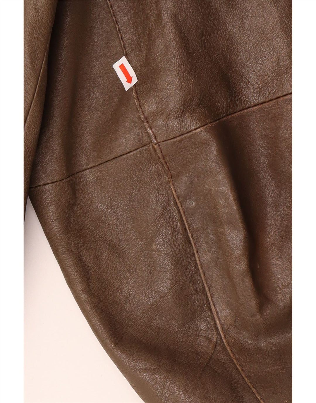 Jachetă de piele pentru bărbați VINTAGE IT 54 2XL maro
