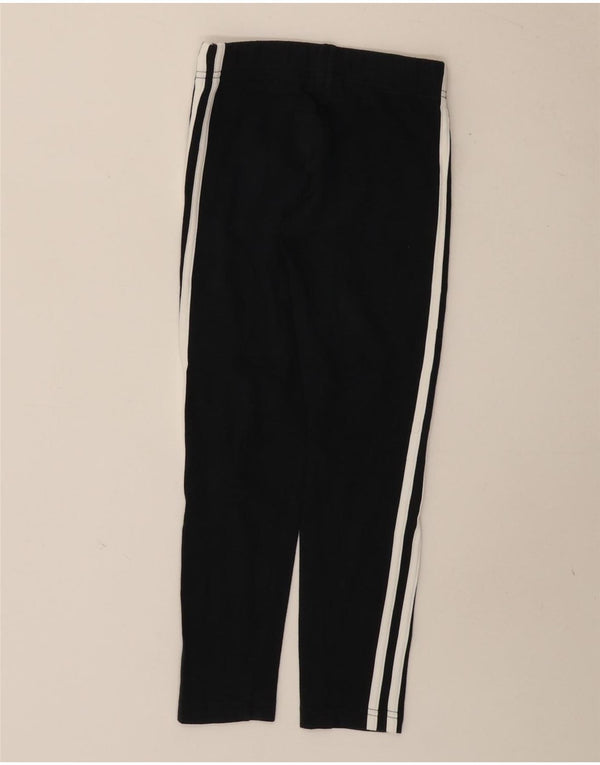 Pantaloni de trening Adidas fete 9-10 ani bumbac negru