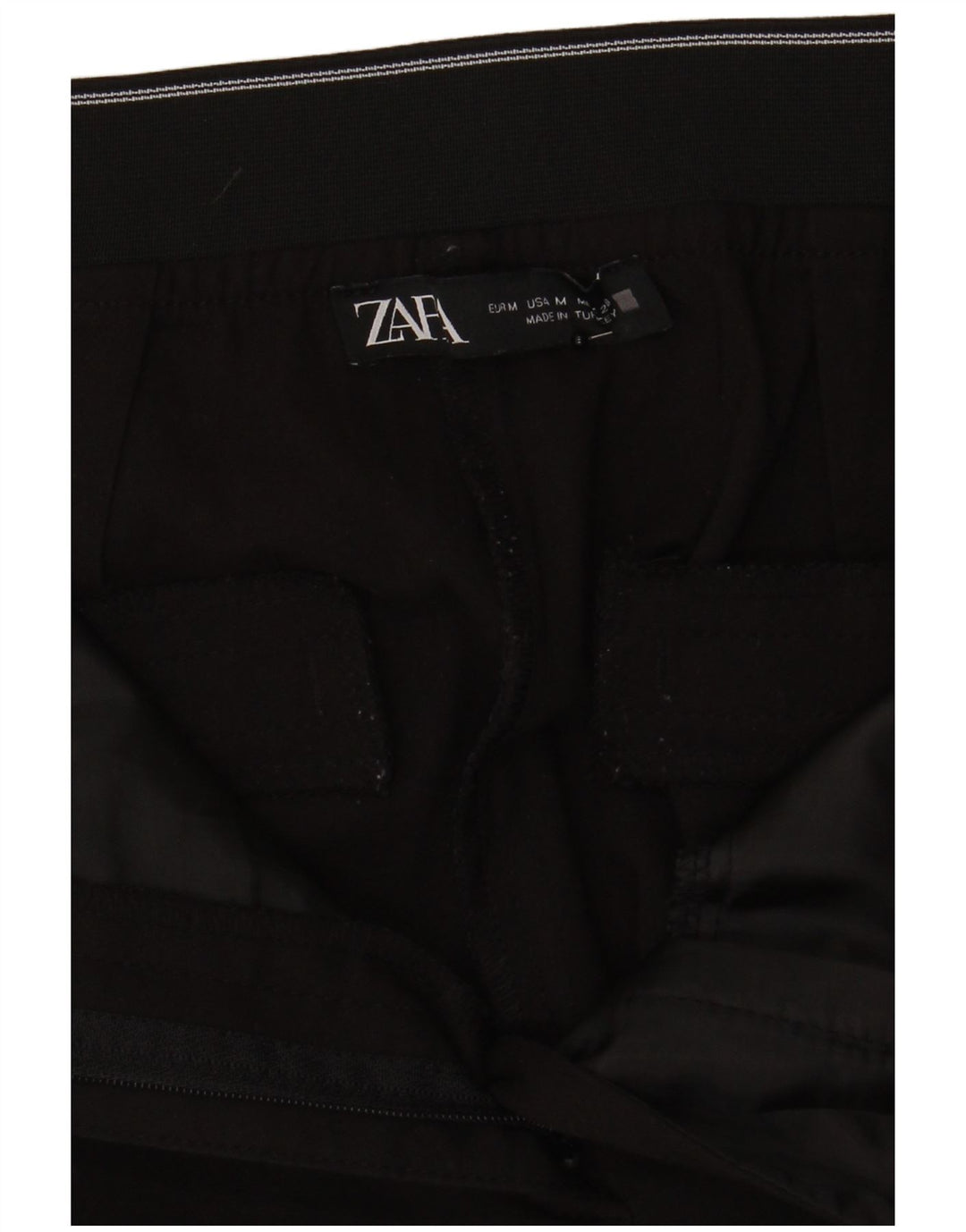Pantaloni chino slim pentru femei Zara Mediu L28 L27 Negru