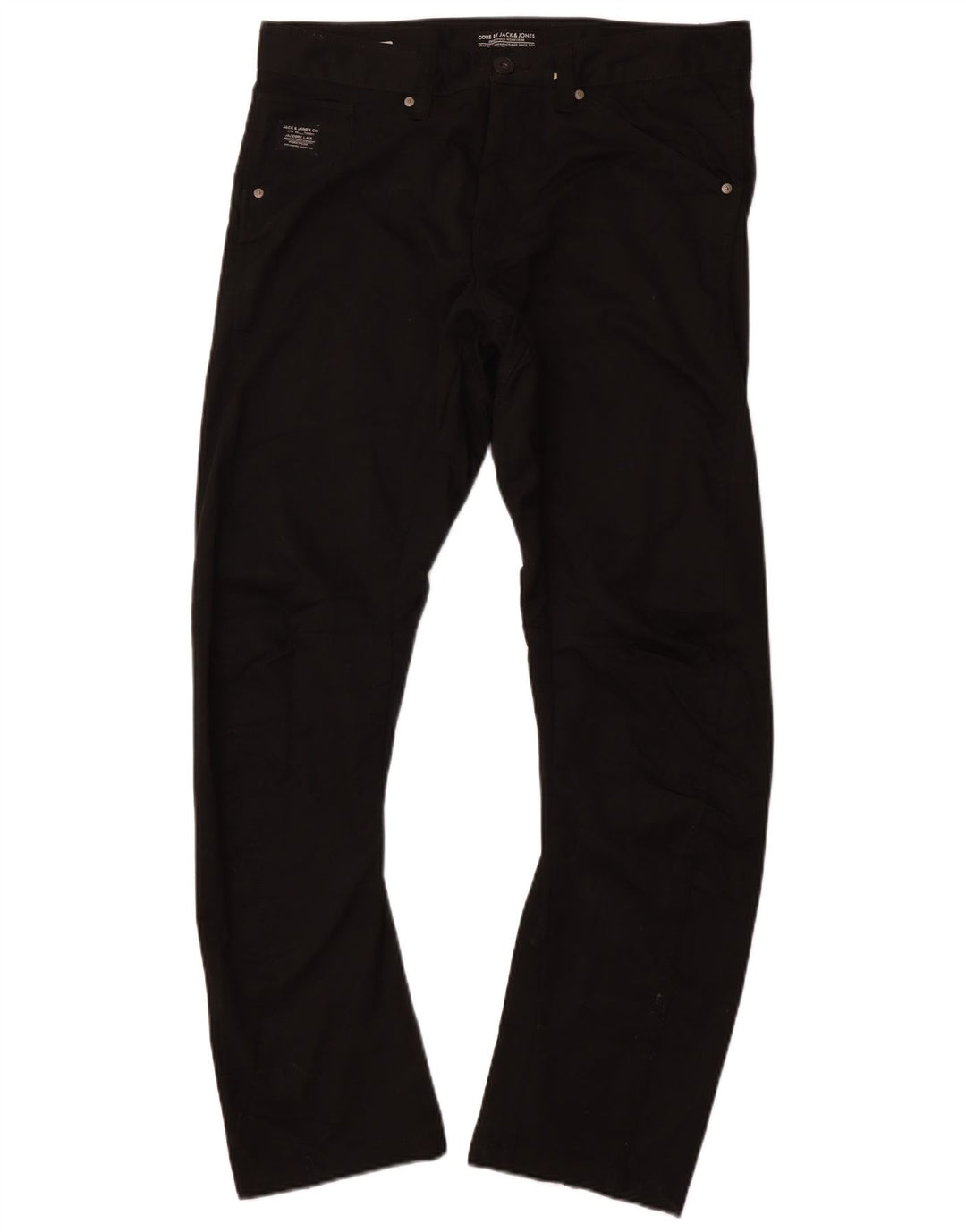 Pantaloni casual pentru bărbați JACK & JONES Banana Slim L34 L32 bumbac negru