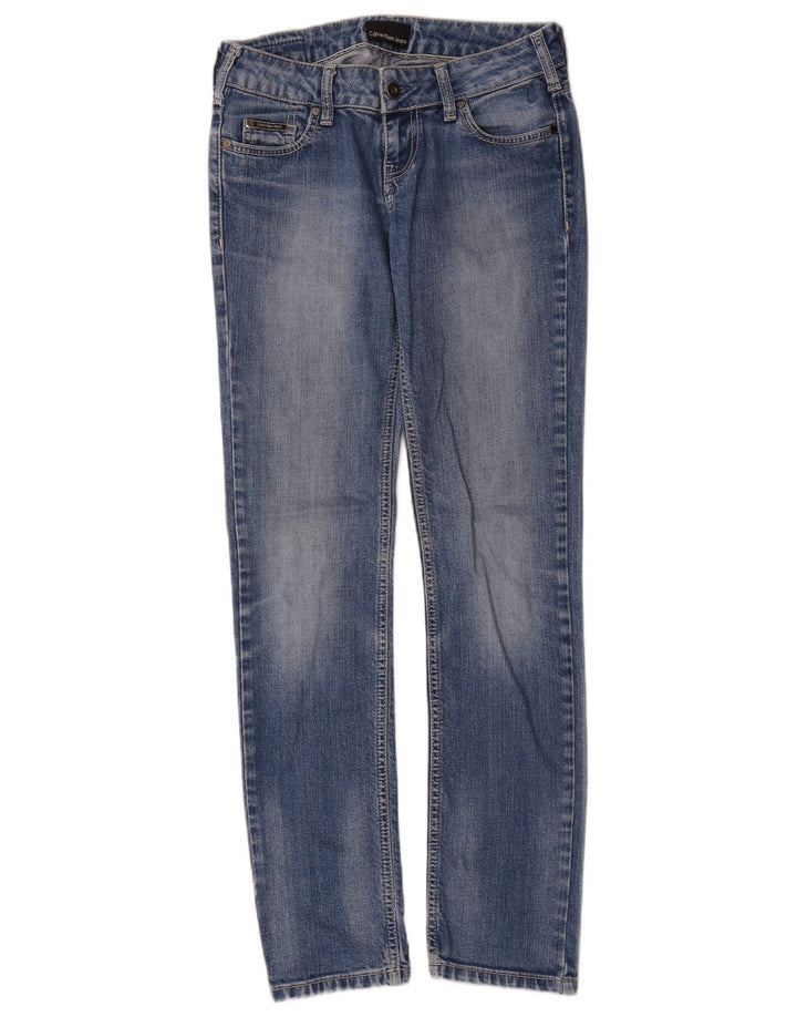 Blugi slim pentru femei Calvin Klein W28 L30 albastru