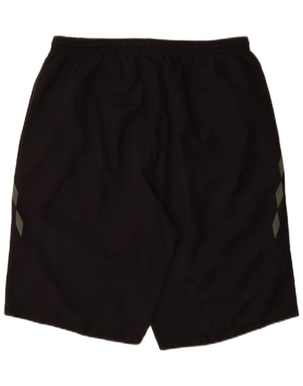 Pantaloni scurți sport Umbro pentru bărbați XL poliester geometric negru